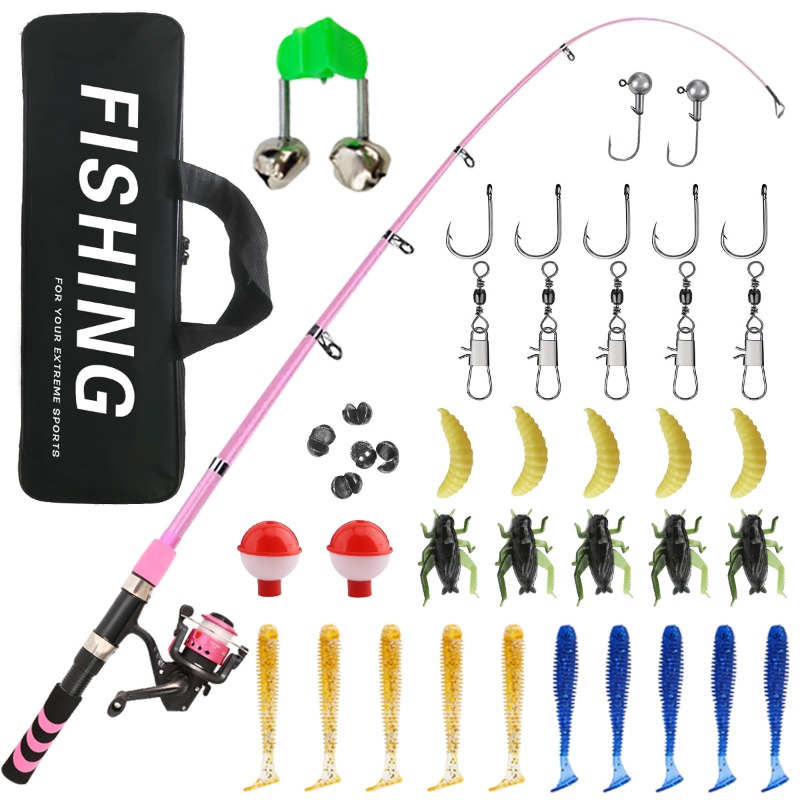 Kids Adult Beginner Fishing Ro - Fishing Line Spooler 评论和价格