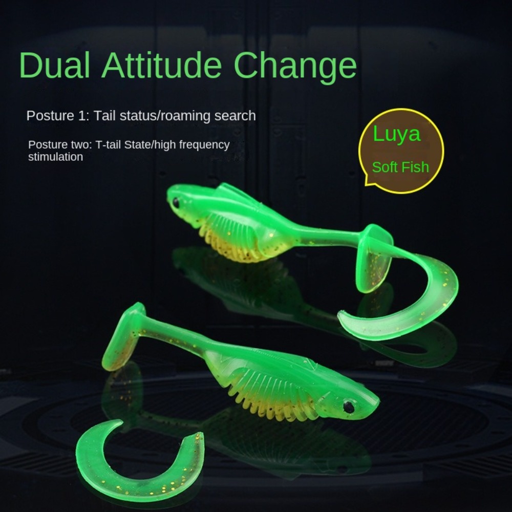 10PCS PVC Fishing Soft Lures 6 - Ice Fishing Line 评论和价格