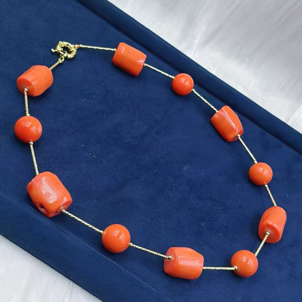 12-16mm Orange Women Vintage   - Freshwater Line 评论和价格